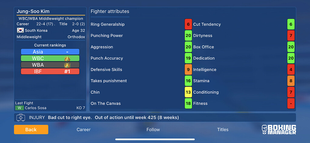 How does this Bum win the belt - Boxing Manager - Boxing Manager